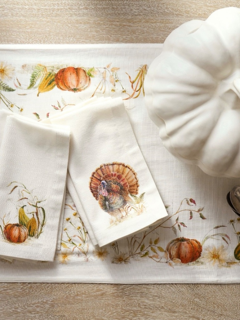 NEW! Pottery Barn Bedford Harvest Table Runner